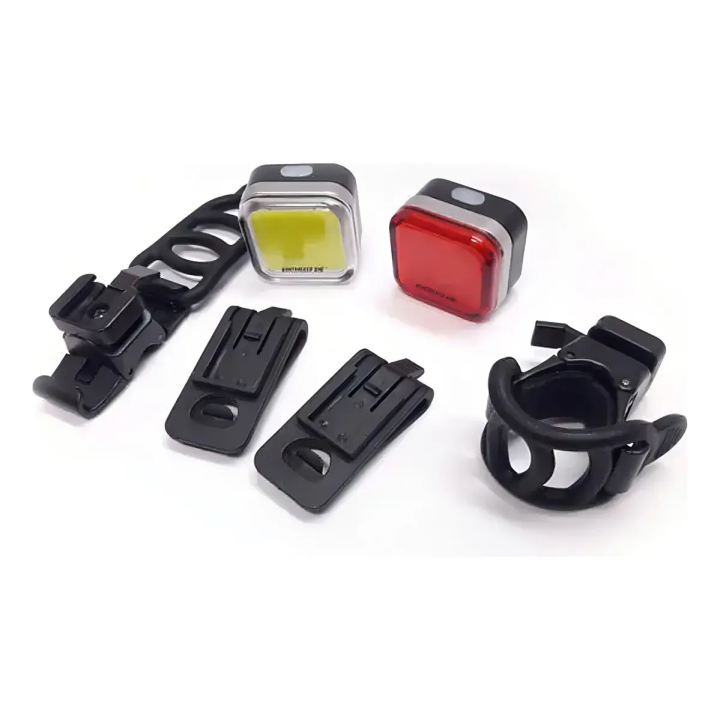 Luces LED Recargables Bontracker One para Bicicleta City & Road 200/120 Lúmenes