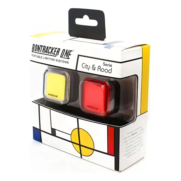 Luces LED Recargables Bontracker One City & Road 200/120 Lúmenes